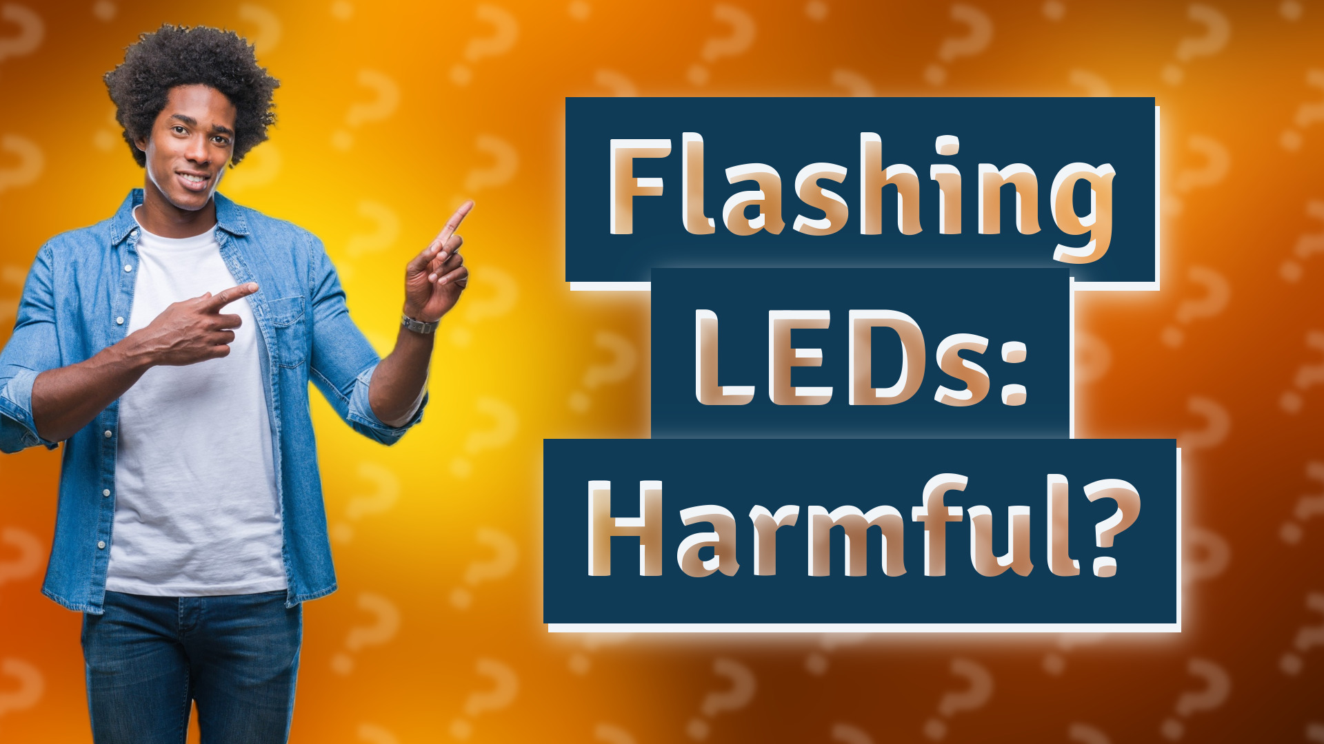 Flashing LEDs: Harmful?