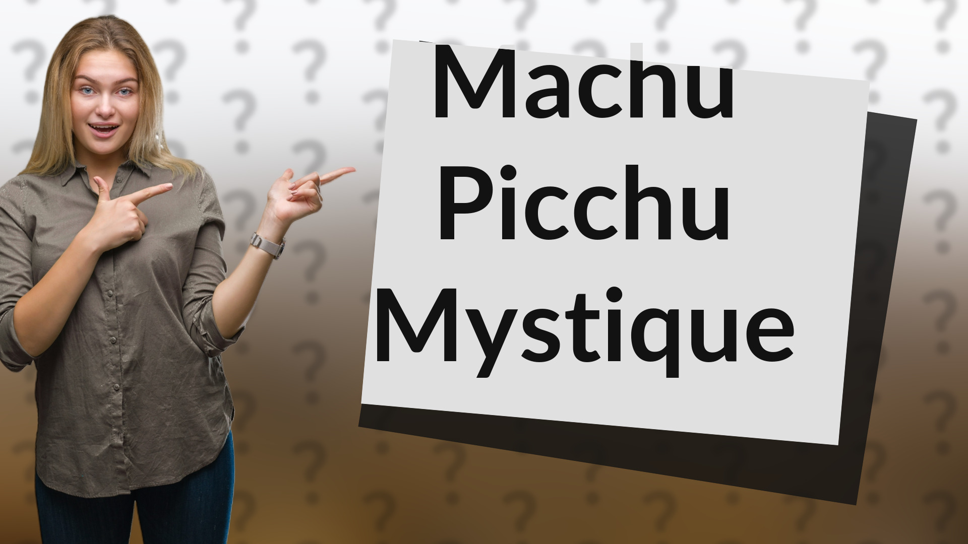 Machu Picchu Mystique