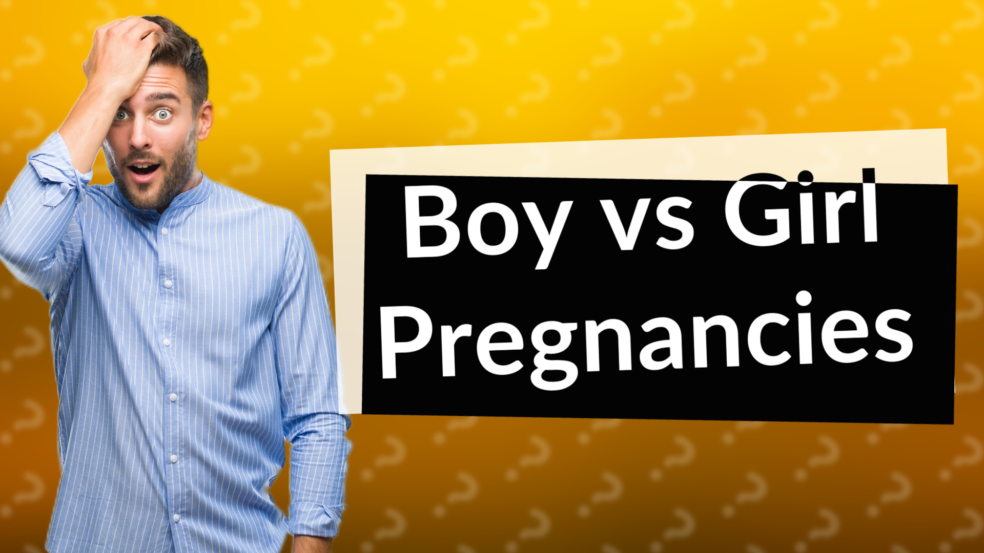 Boy vs Girl Pregnancies