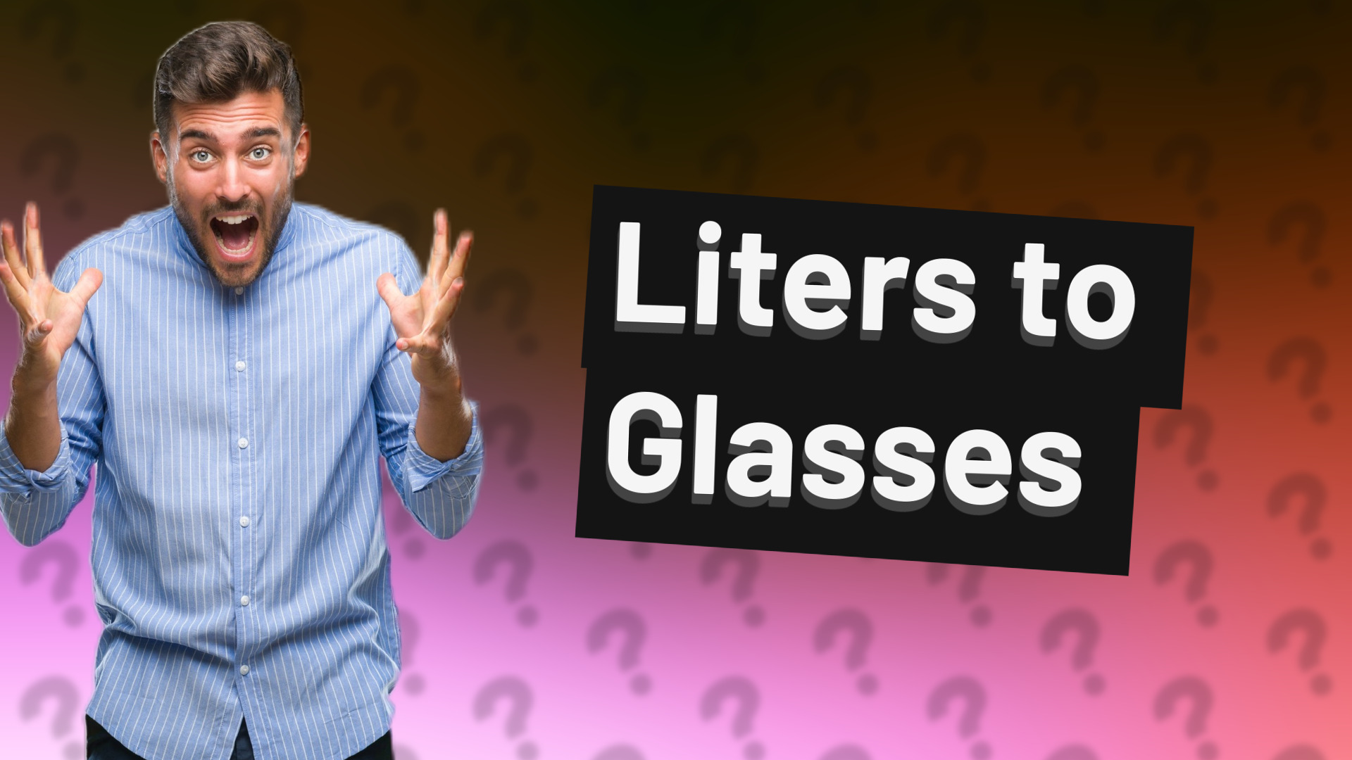 Liters to Glasses