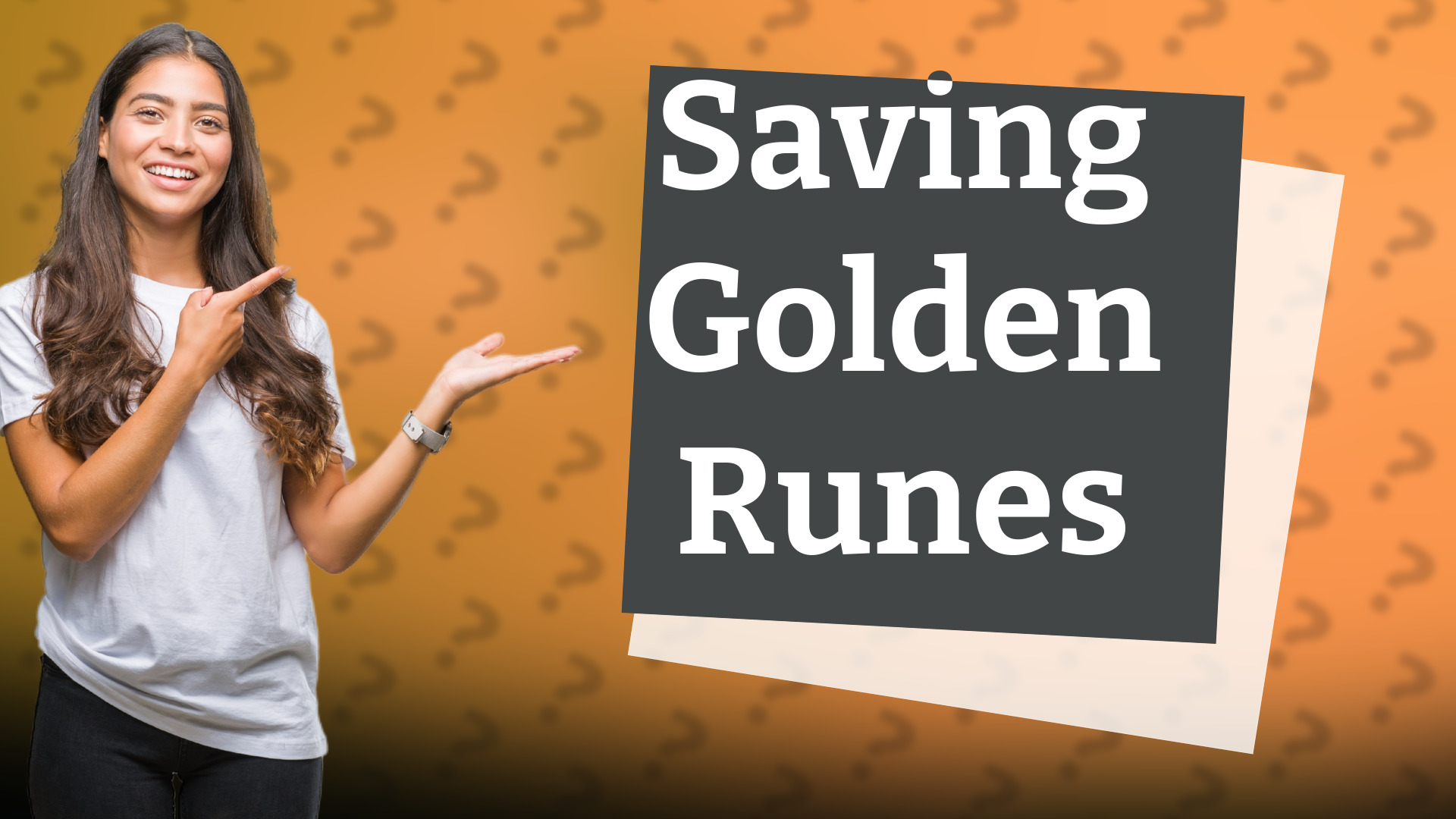 Saving Golden Runes
