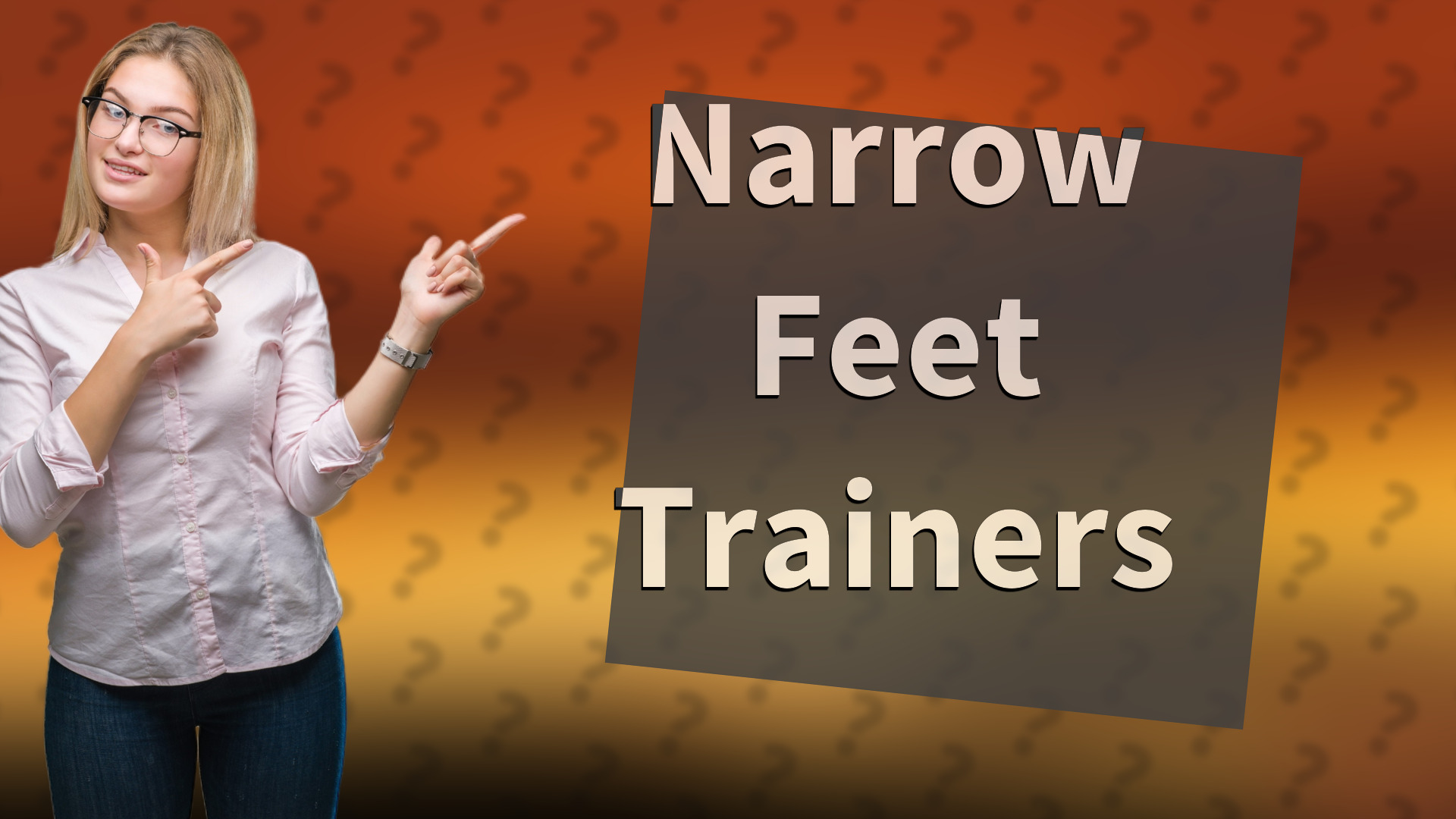 Narrow Feet Trainers