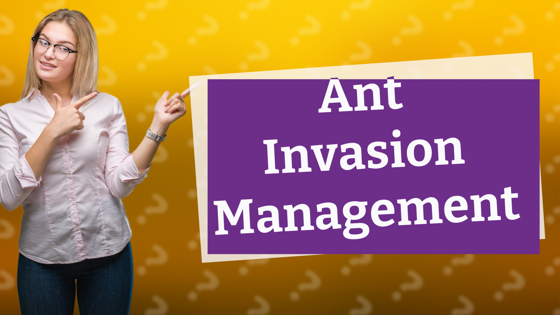 Ant Invasion Management
