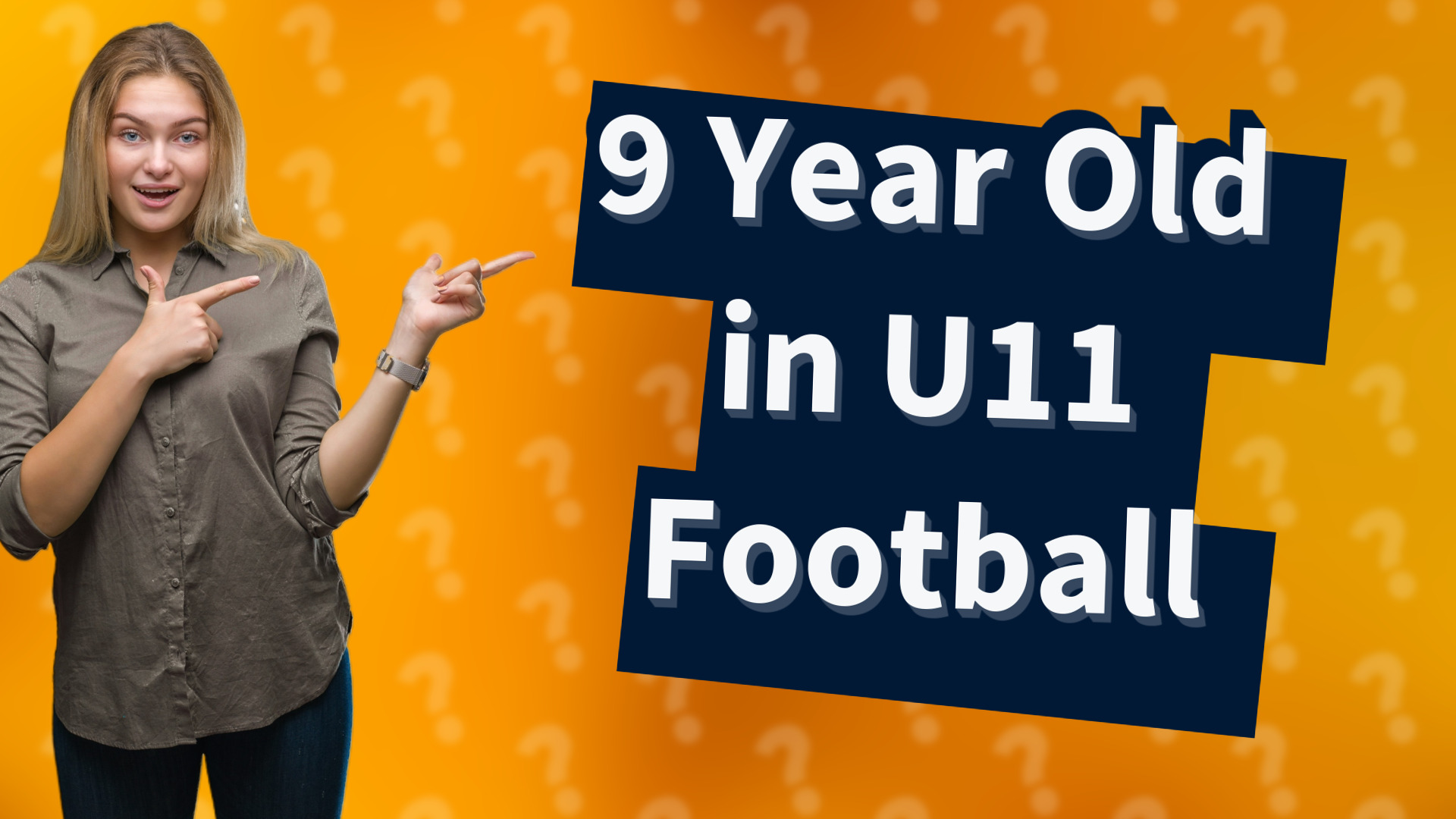 9 Year Old in U11 Football