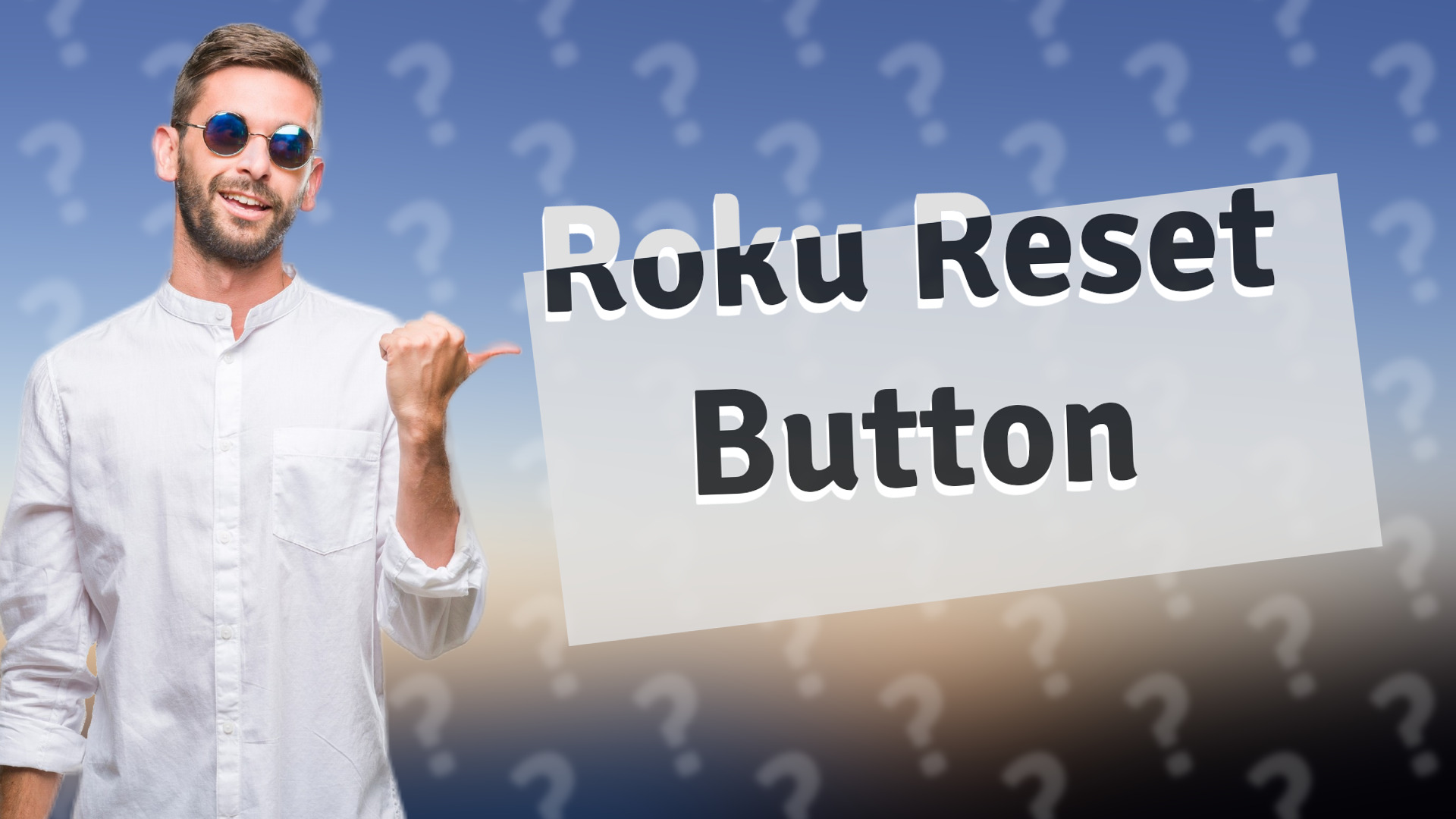 Roku Reset Button