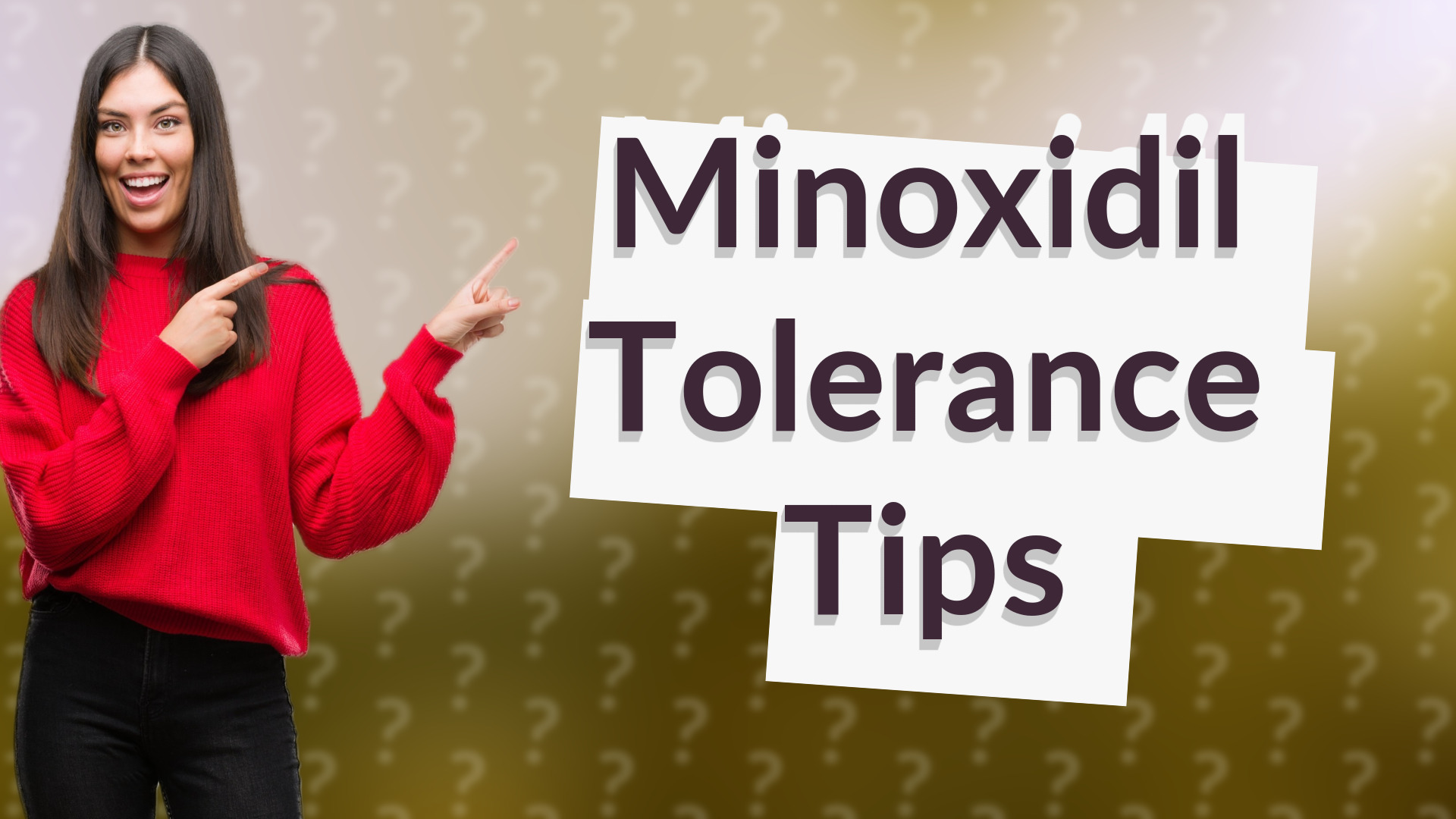 Minoxidil Tolerance Tips