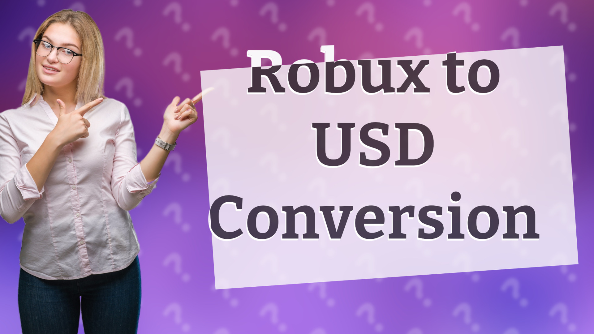 Robux to USD Conversion