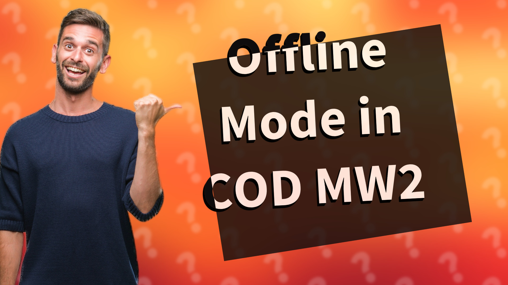 Offline Mode in COD MW2