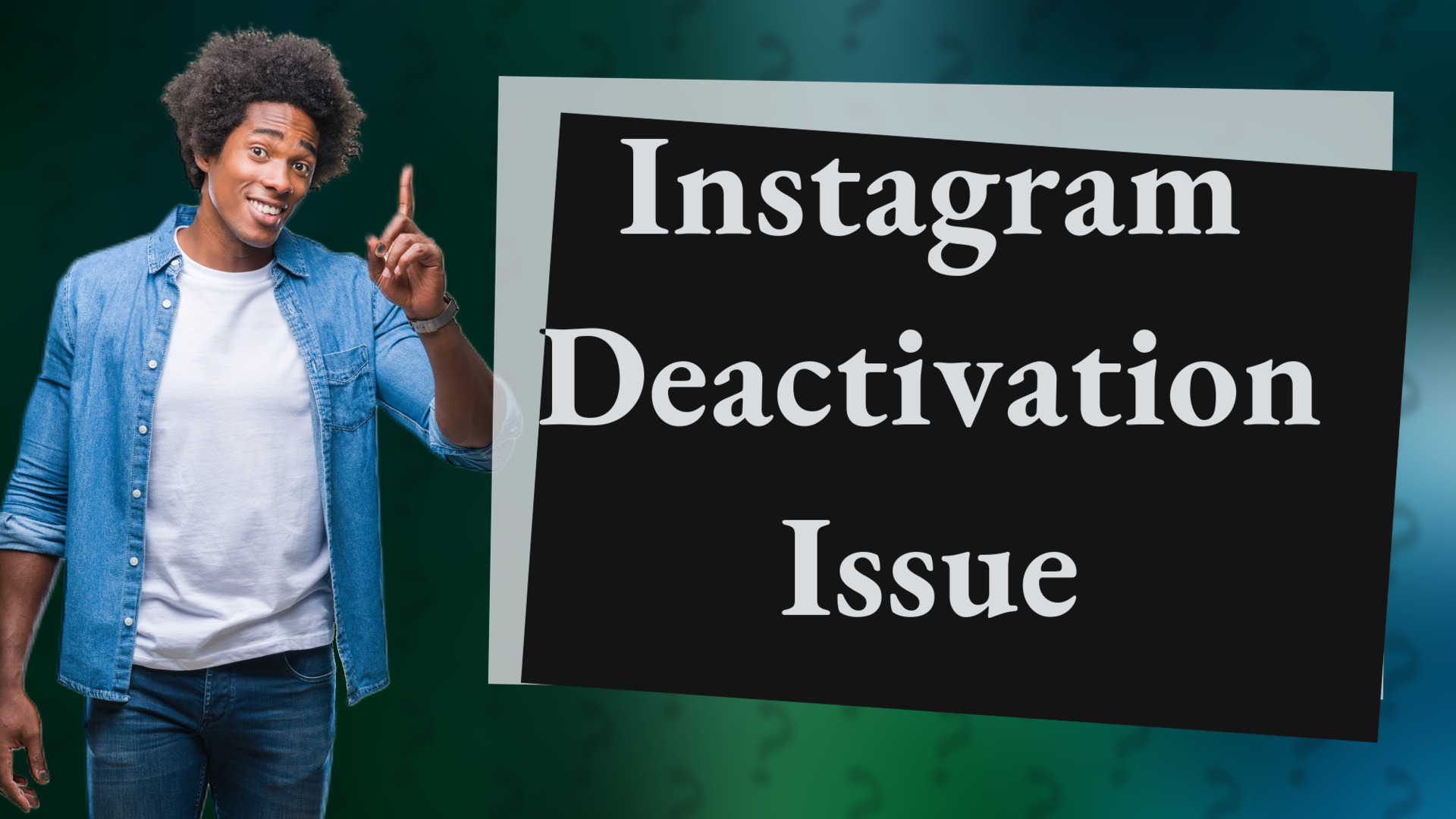Instagram Deactivation Issue