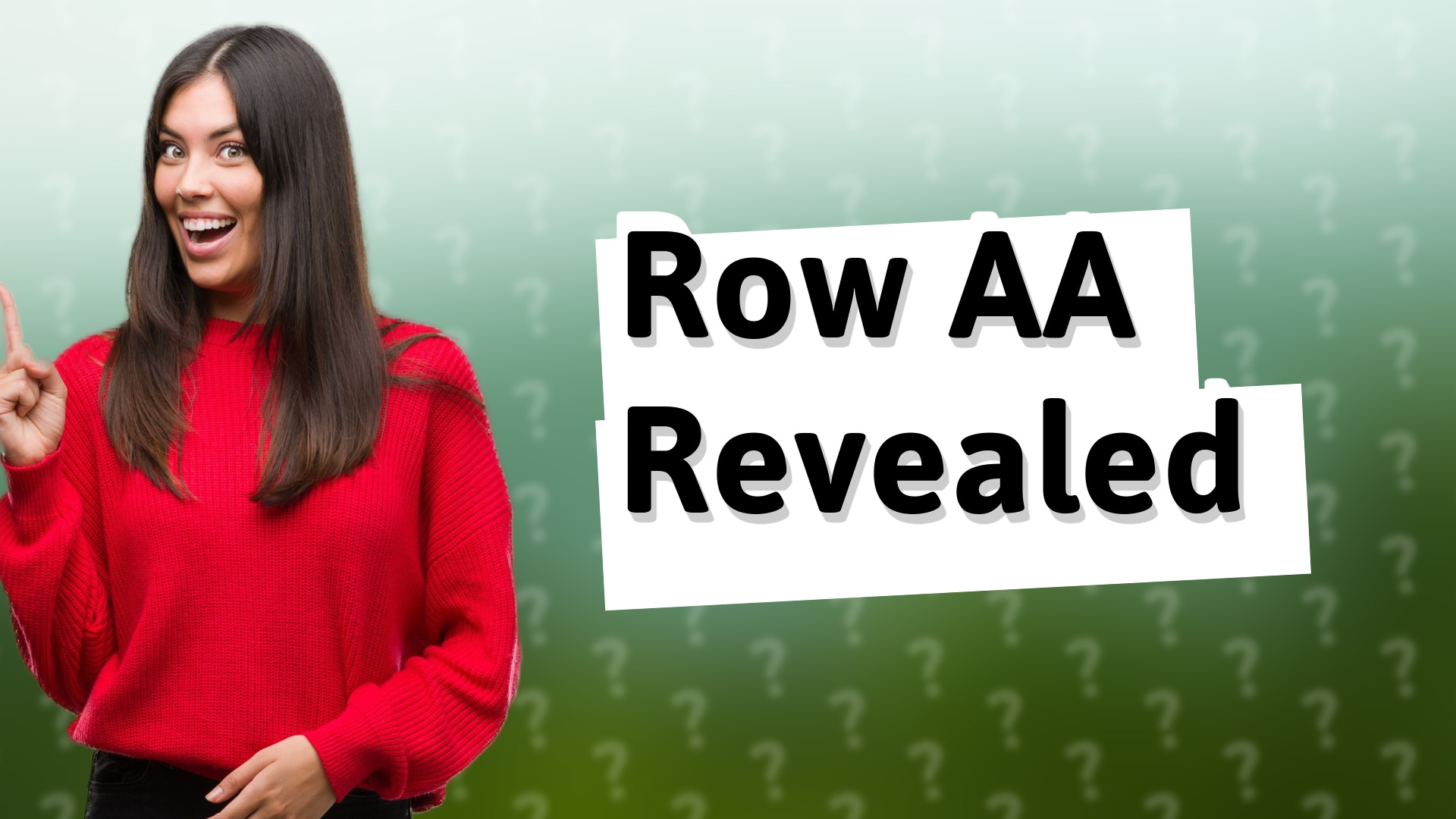 Row AA Revealed