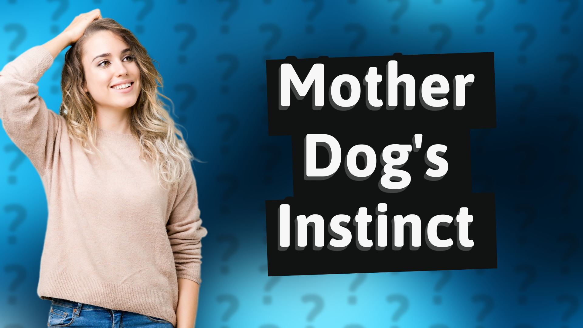 Mother Dog's Instinct