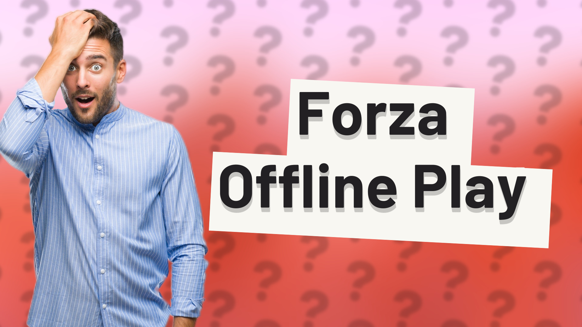 Forza Offline Play