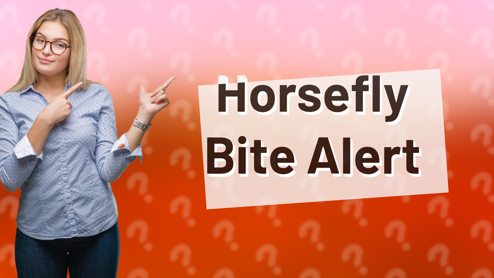 Horsefly Bite Alert
