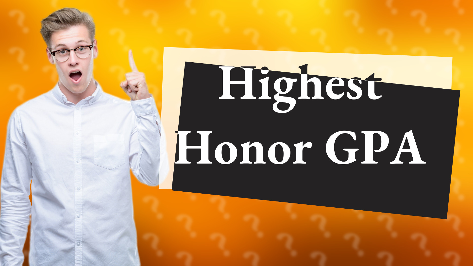 Highest Honor GPA
