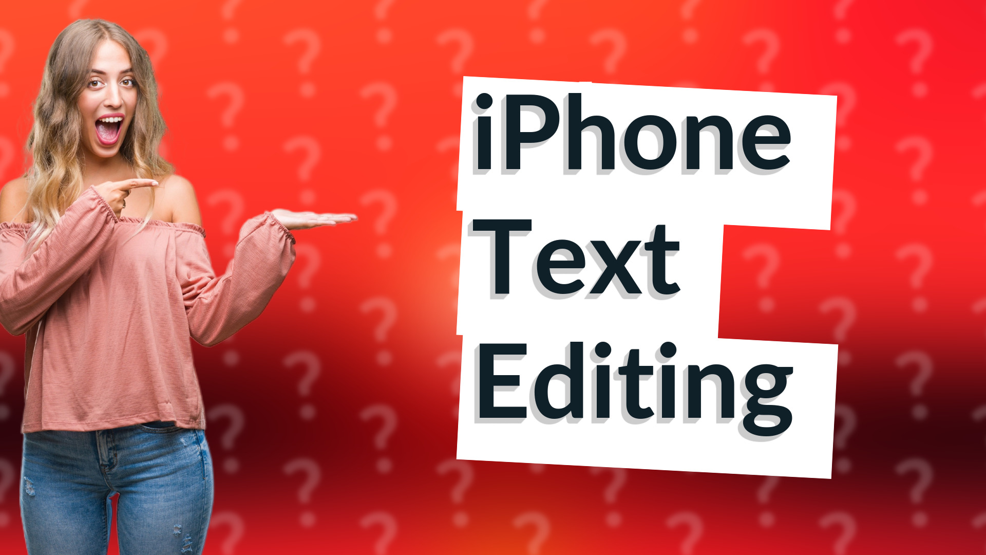 iPhone Text Editing