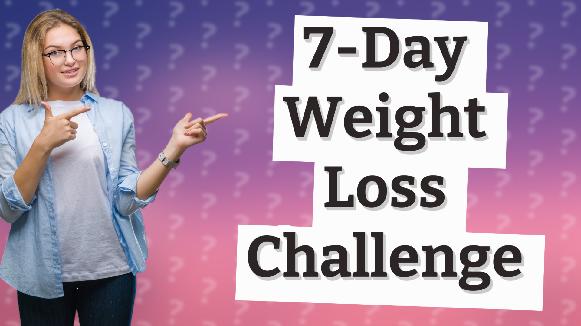 7-Day Weight Loss Challenge