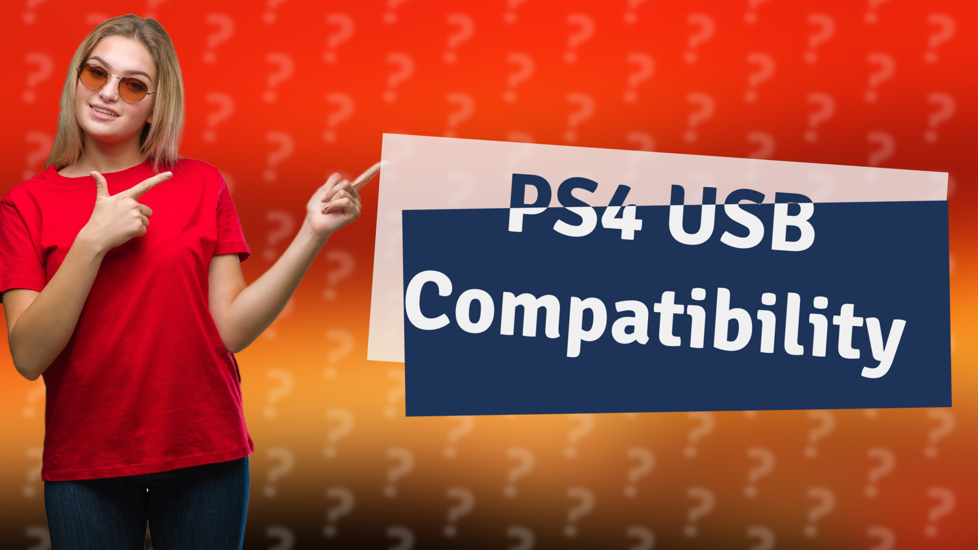 PS4 USB Compatibility