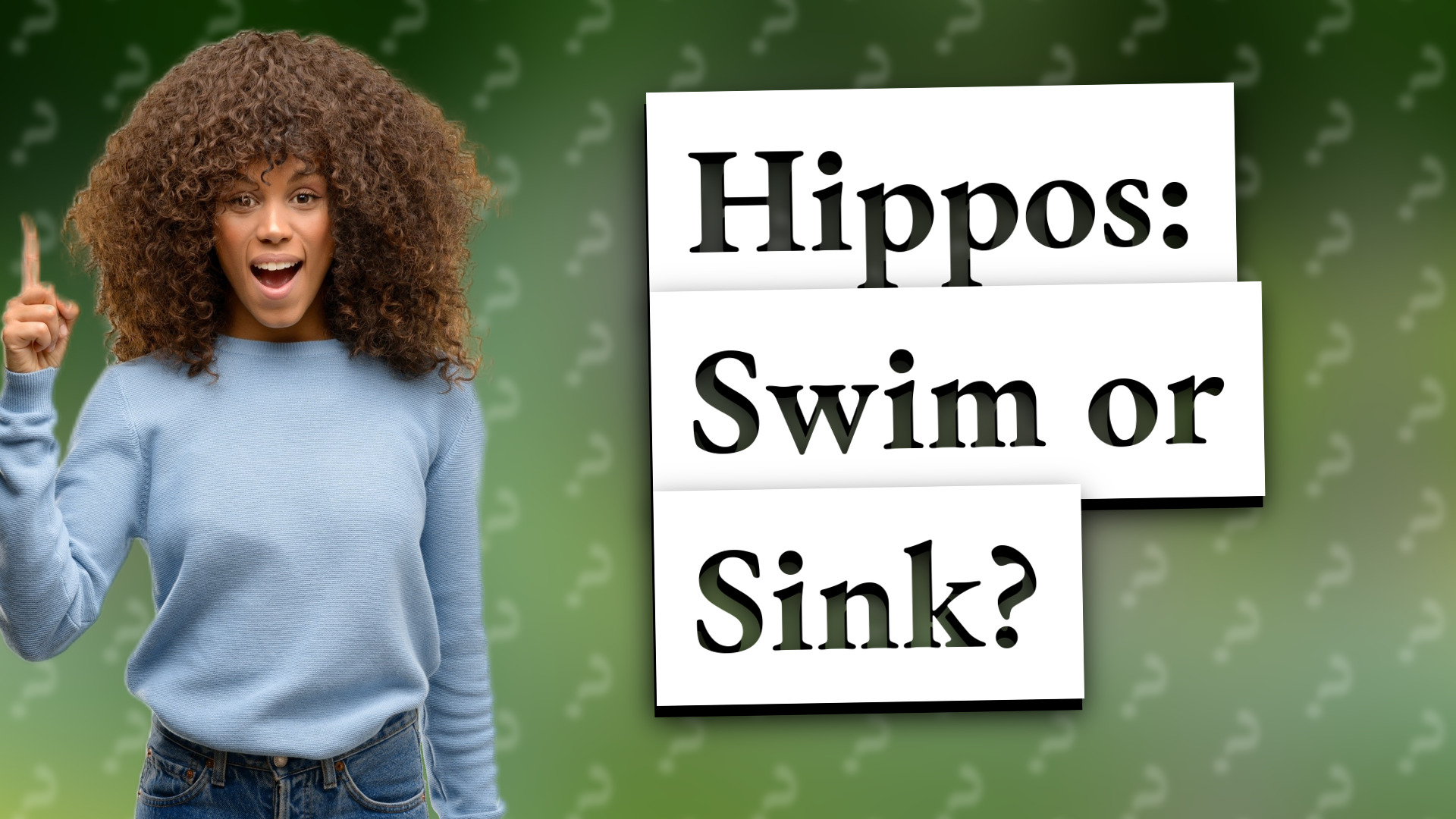 Hippos: Swim or Sink?
