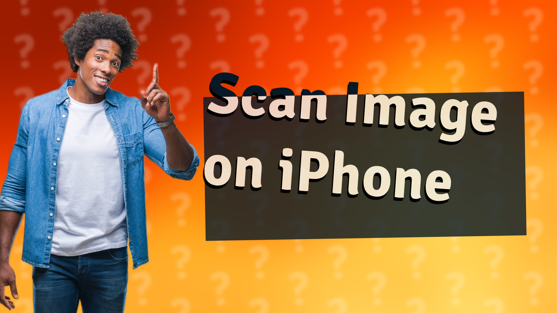 Scan Image on iPhone
