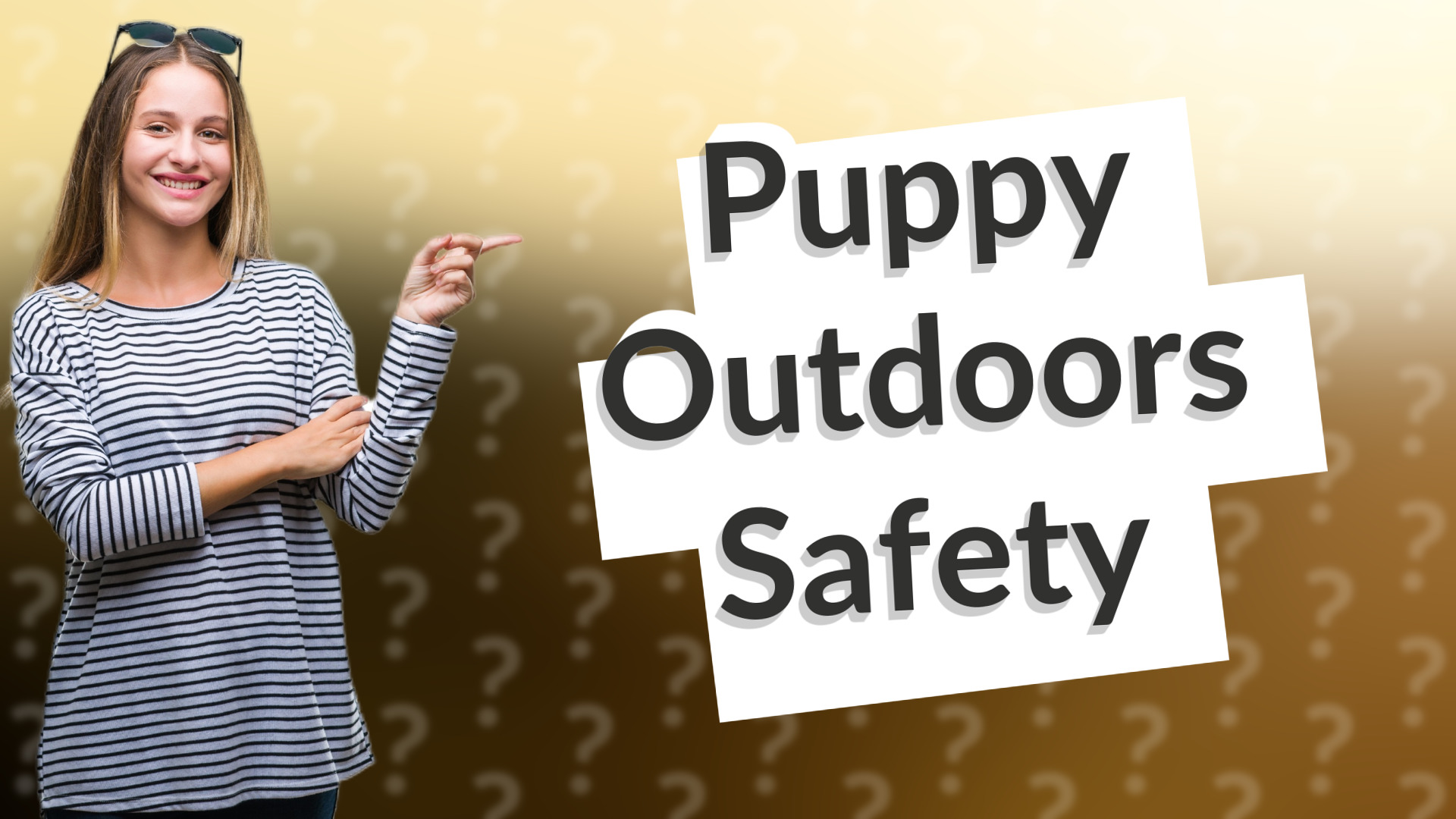 Puppy Outdoors Safety