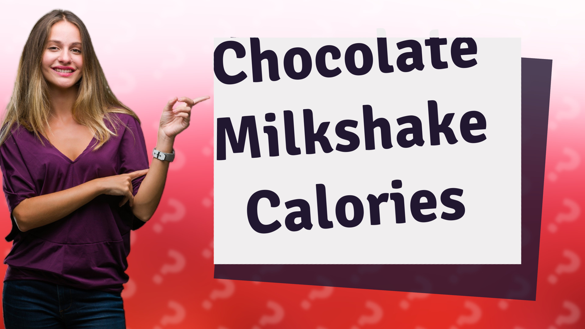 Chocolate Milkshake Calories