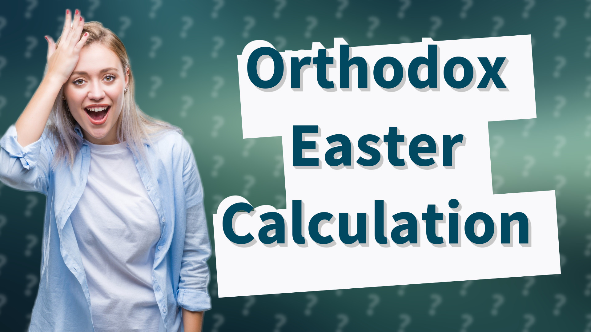 Orthodox Easter Calculation