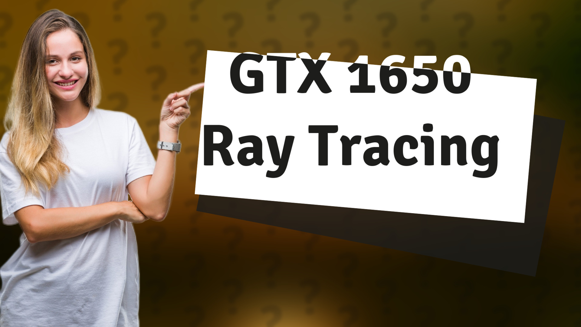GTX 1650 Ray Tracing