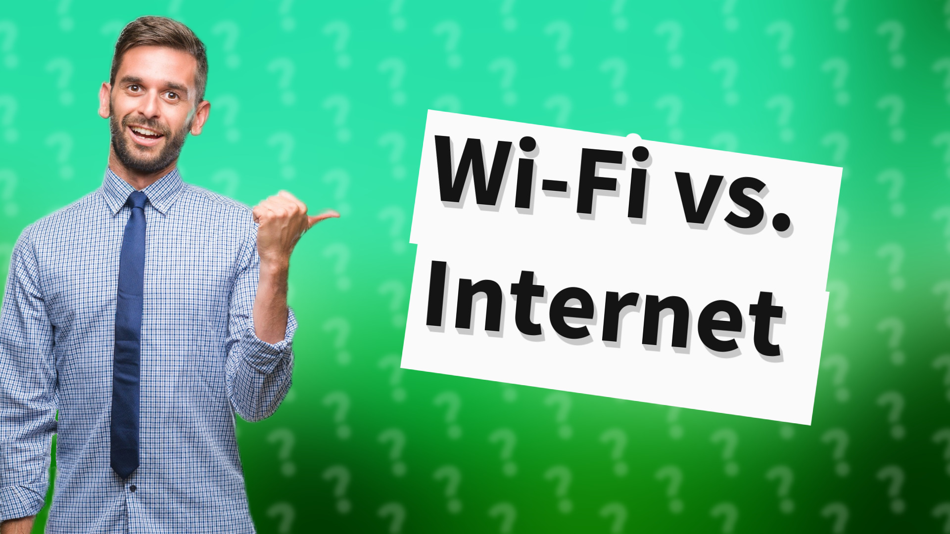 Wi-Fi vs. Internet