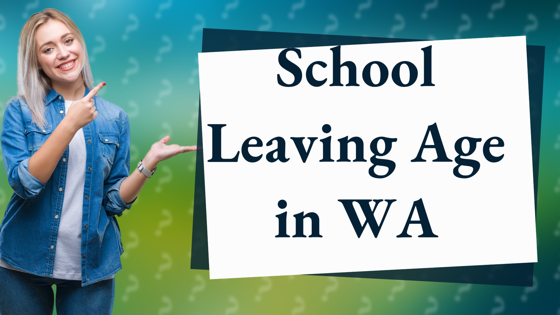 School Leaving Age in WA