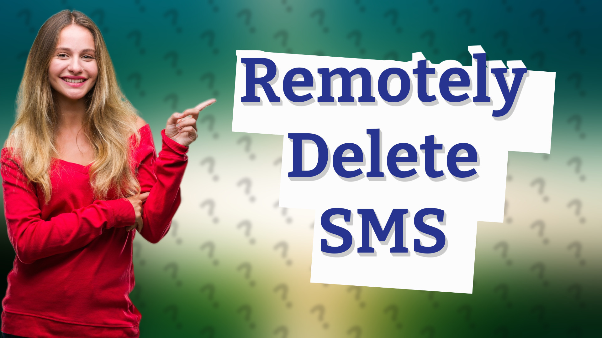 Remotely Delete SMS