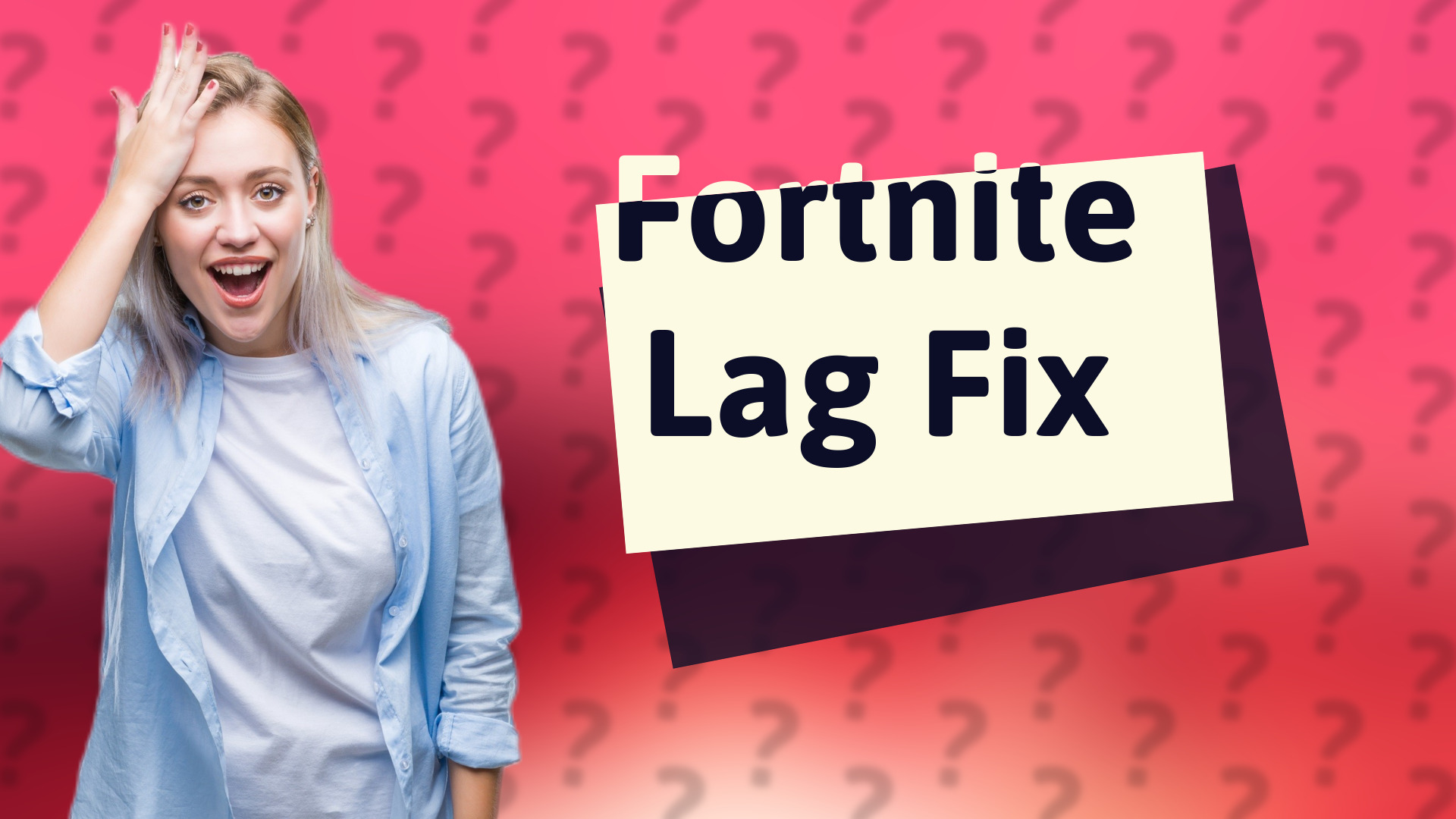 Fortnite Lag Fix