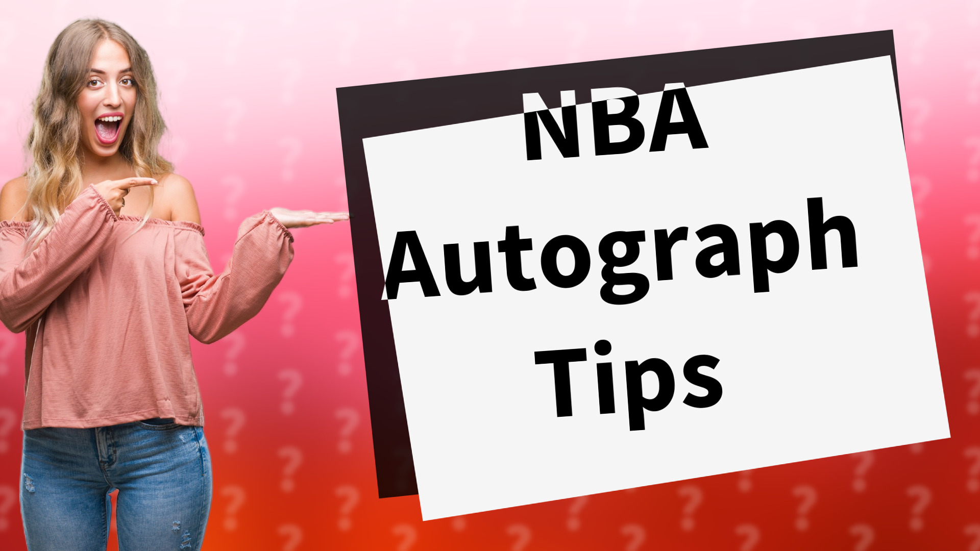 NBA Autograph Tips