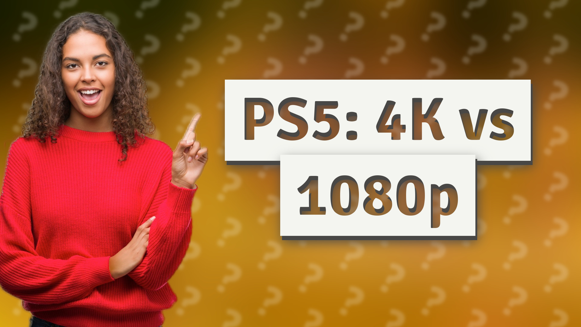 PS5: 4K vs 1080p