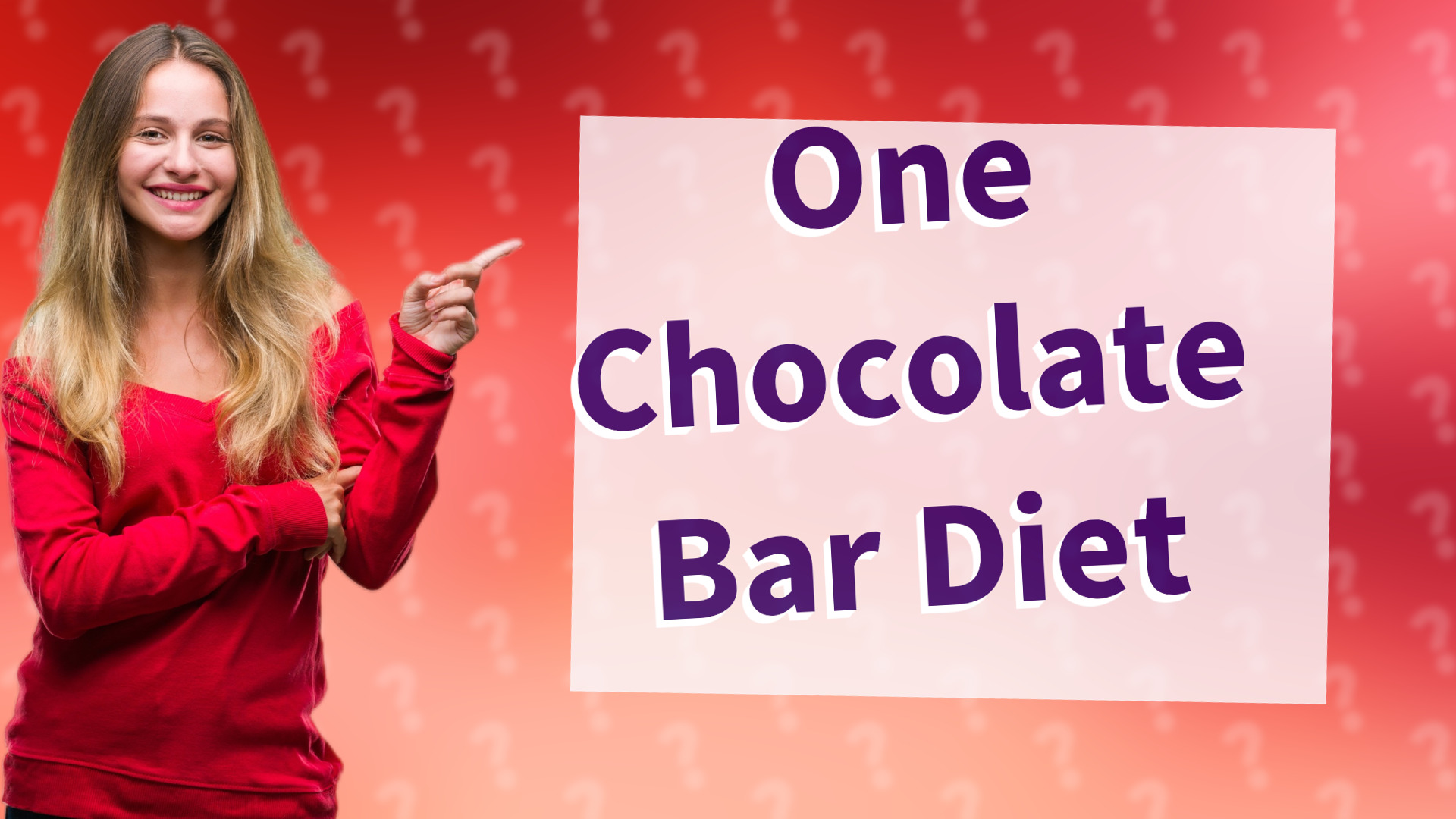 One Chocolate Bar Diet