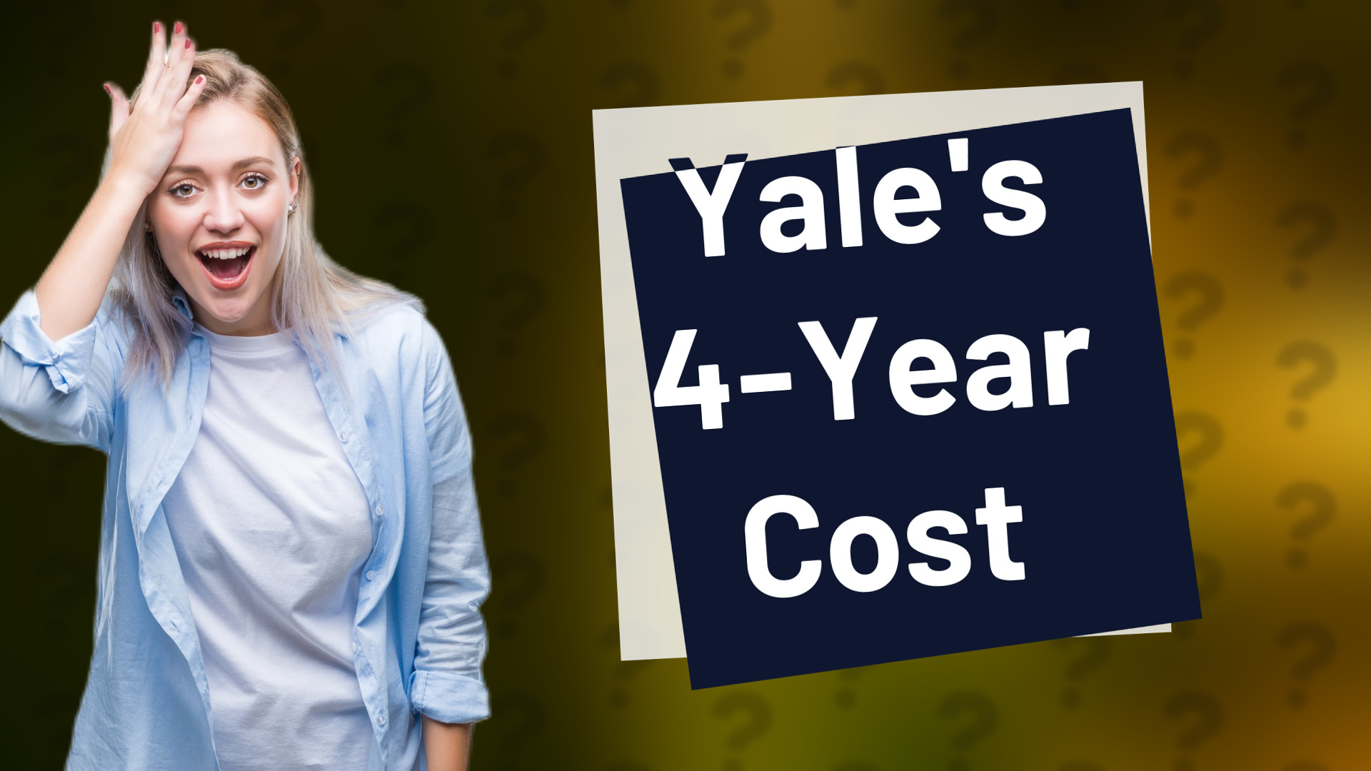 Yale's 4-Year Cost