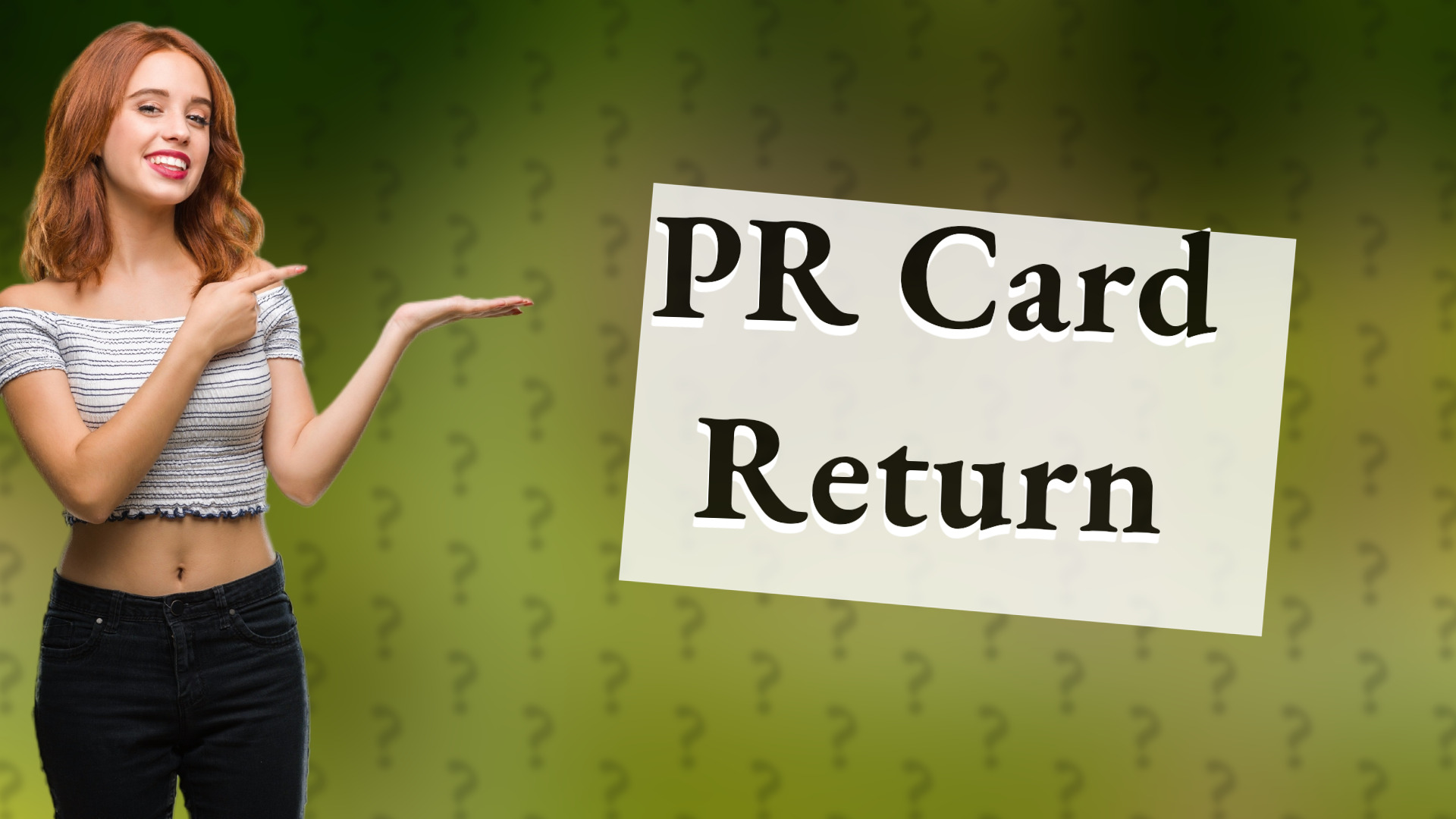 PR Card Return