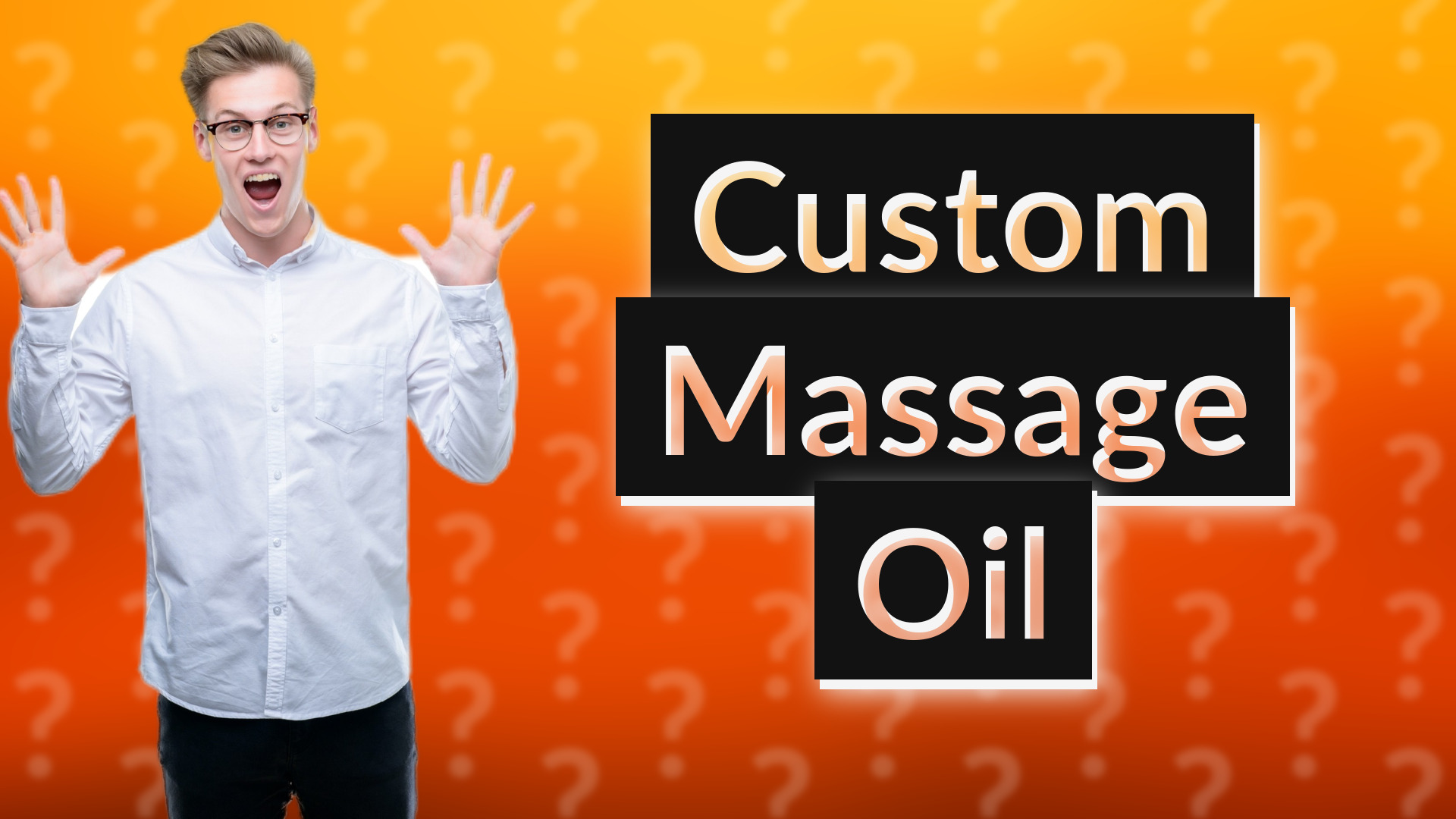 Custom Massage Oil