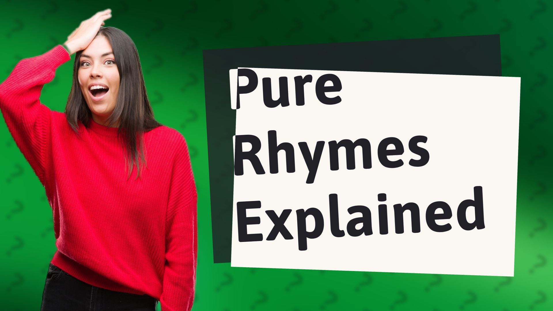 Pure Rhymes Explained