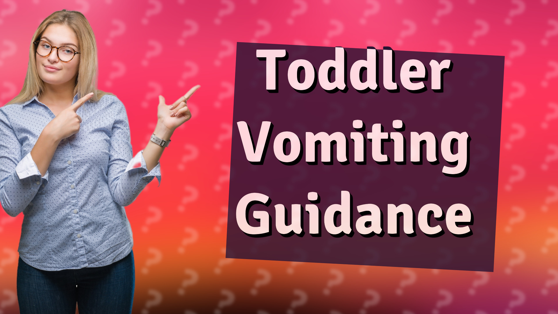 Toddler Vomiting Guidance