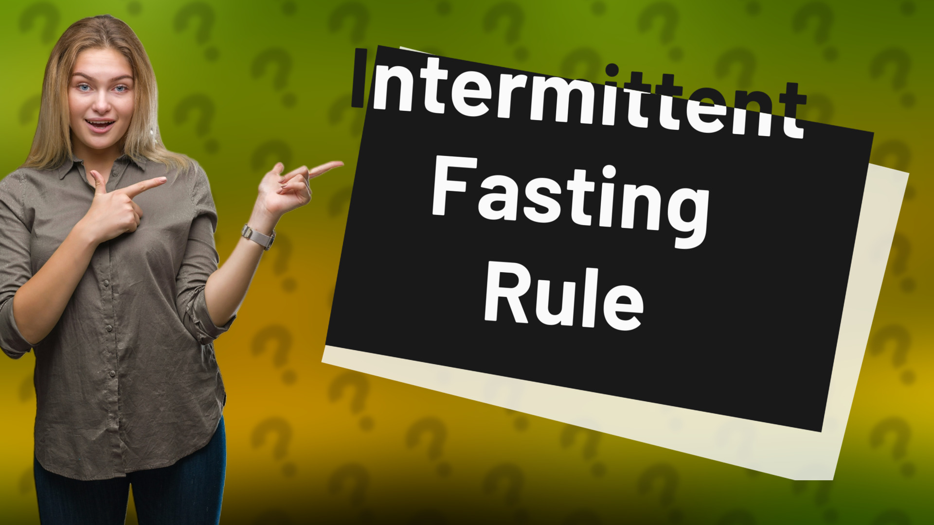 Intermittent Fasting Rule