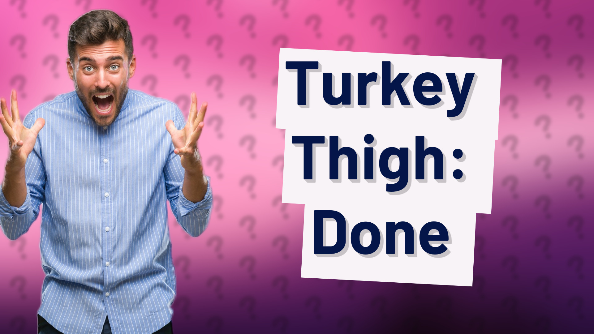 Turkey Thigh: Done