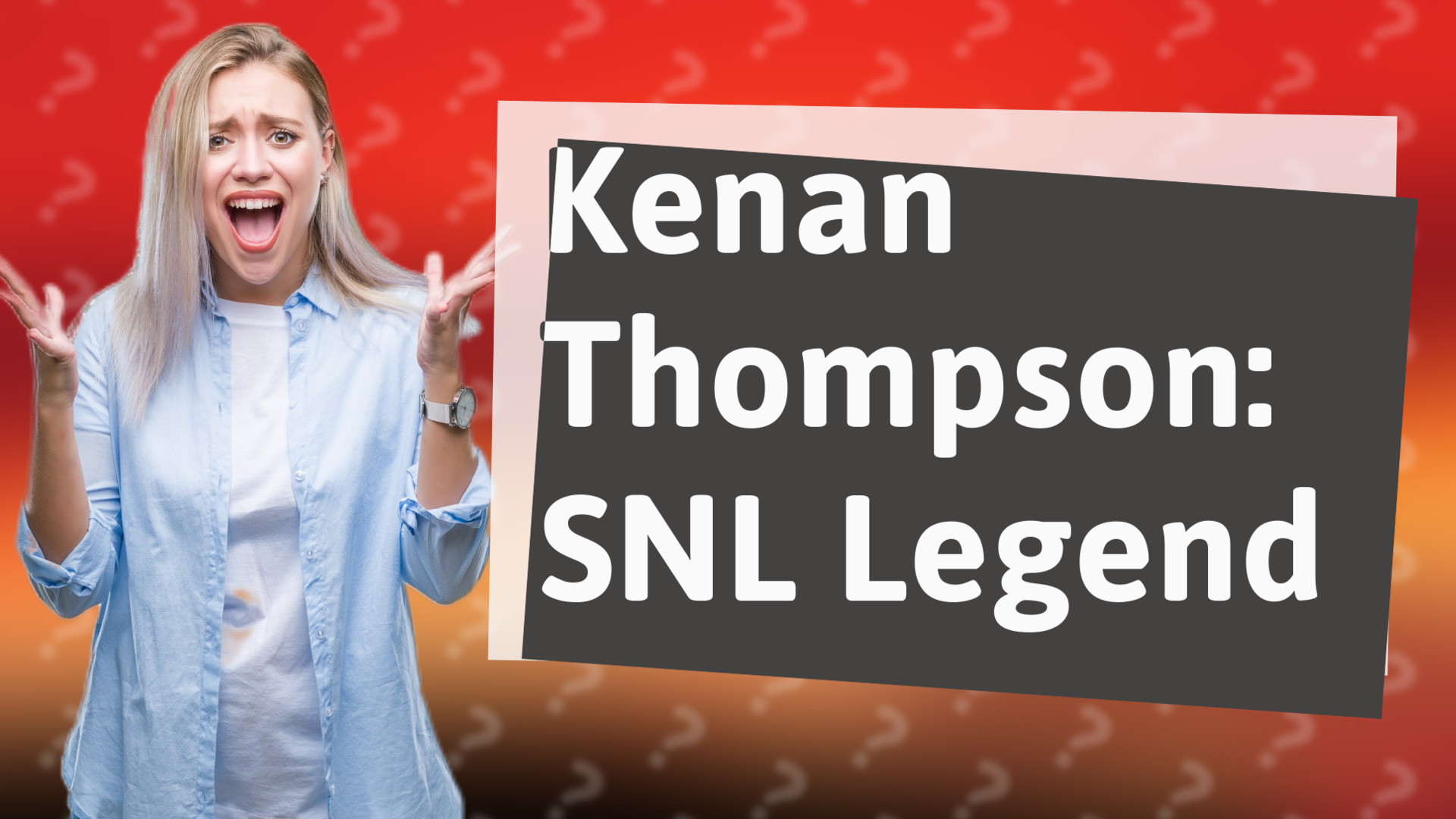 Kenan Thompson: SNL Legend