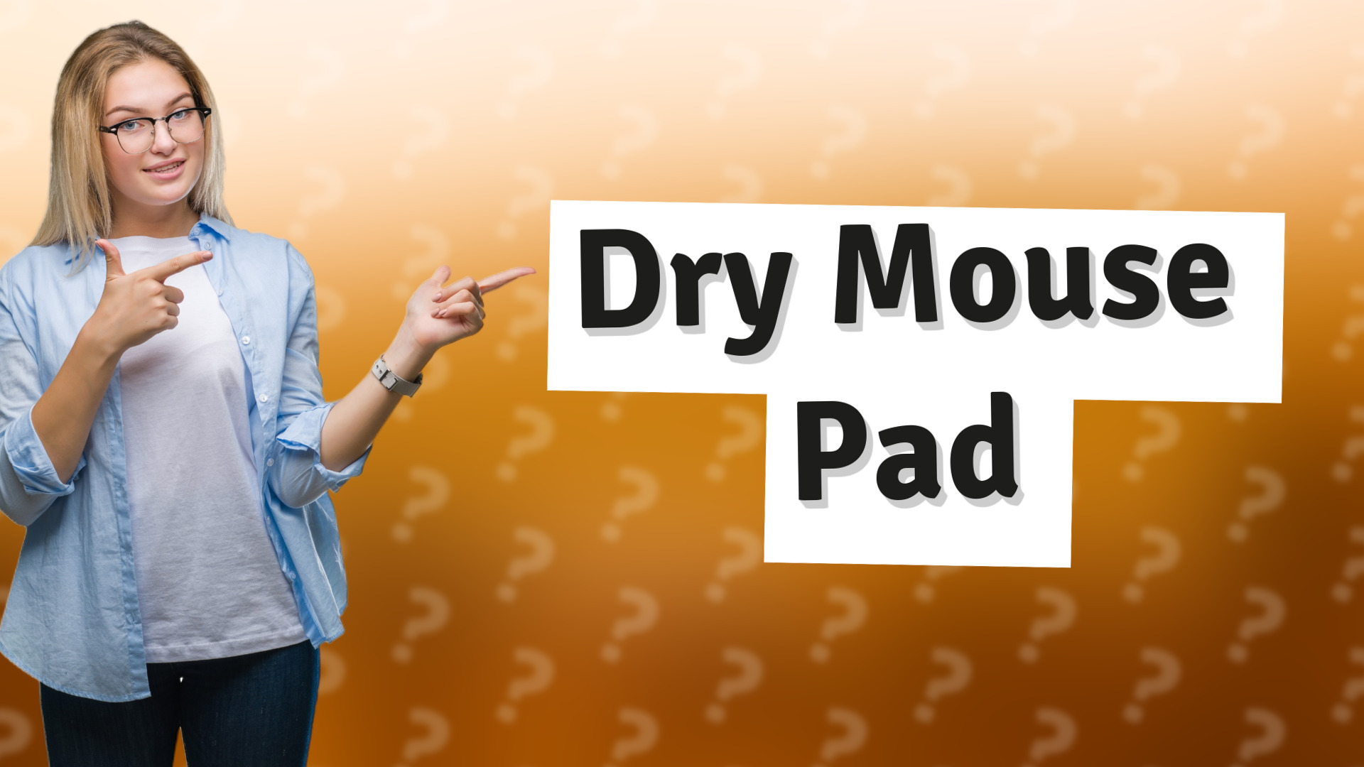 Dry Mouse Pad