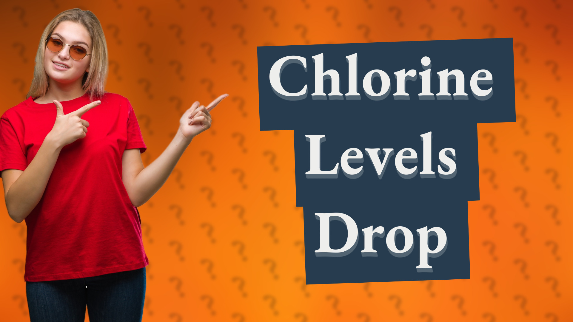 Chlorine Levels Drop