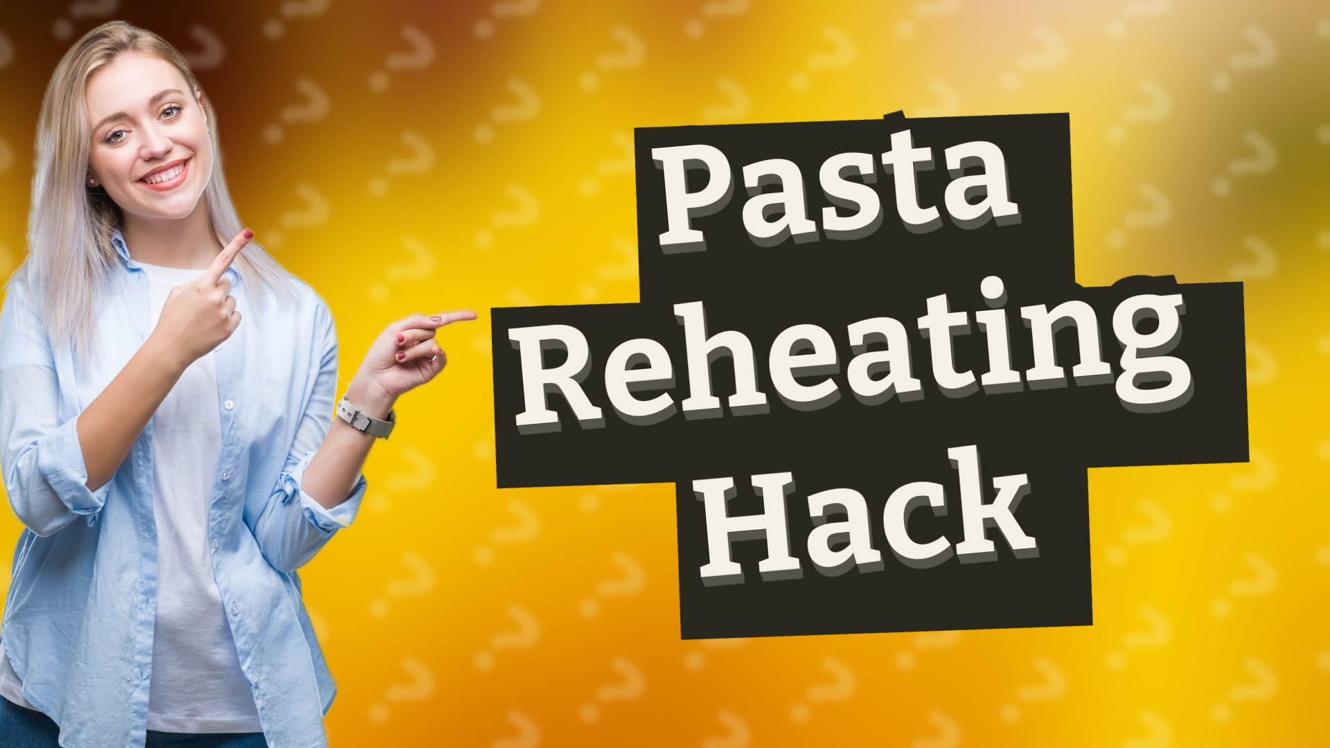 Pasta Reheating Hack