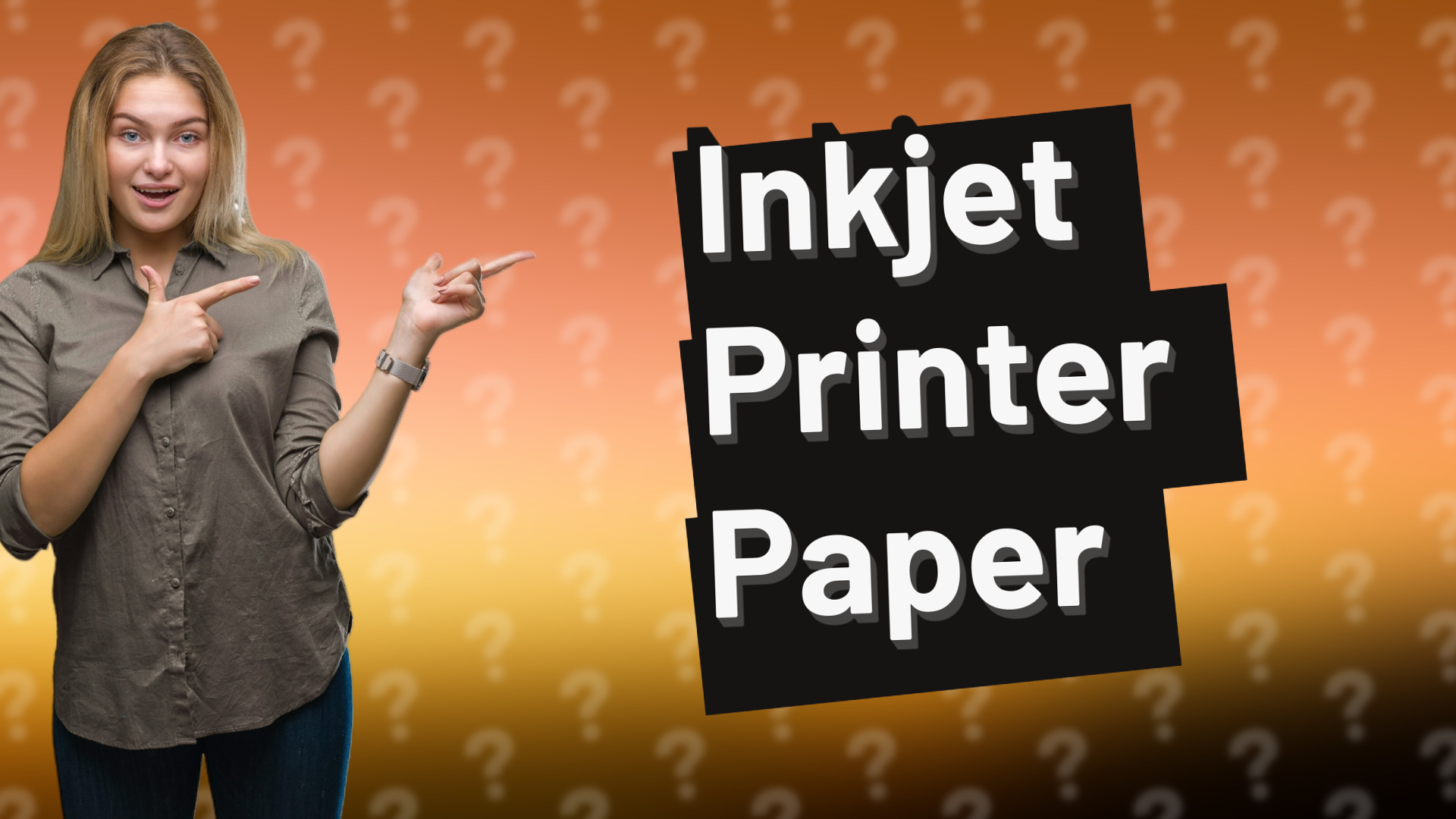 Inkjet Printer Paper