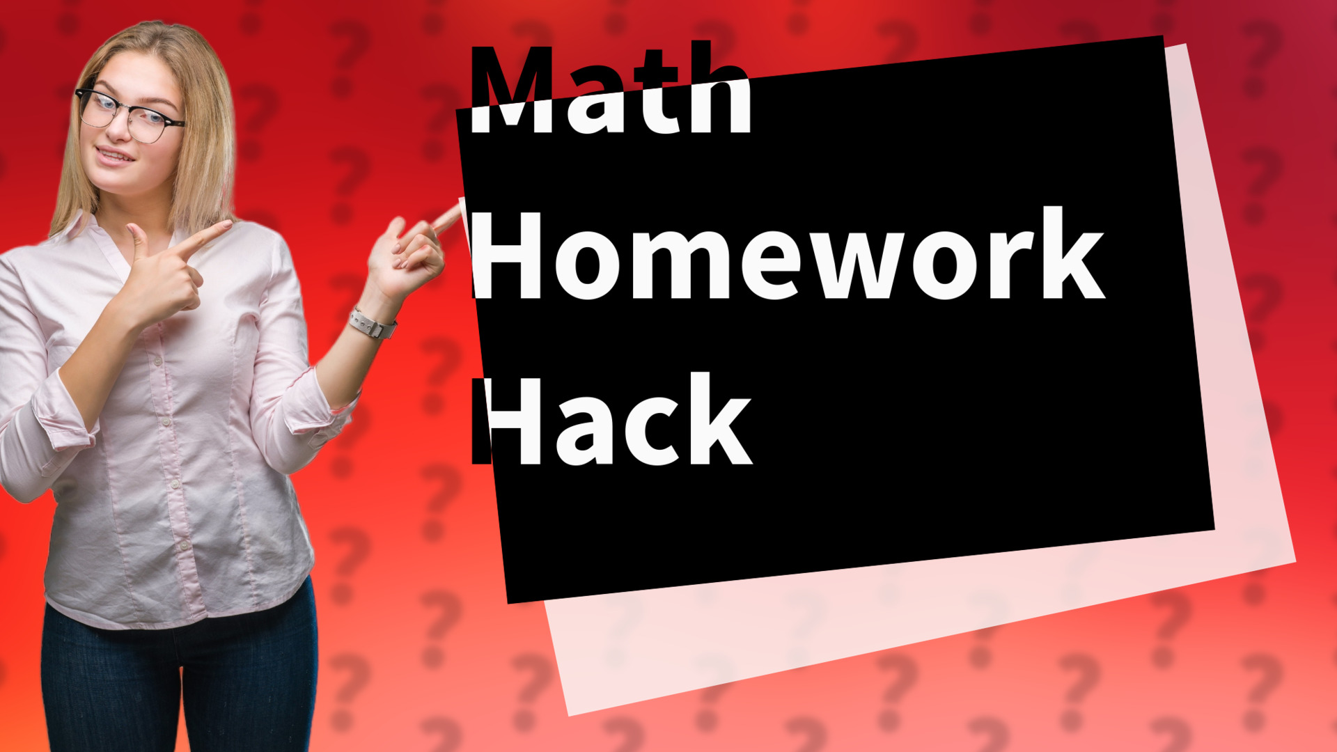 Math Homework Hack