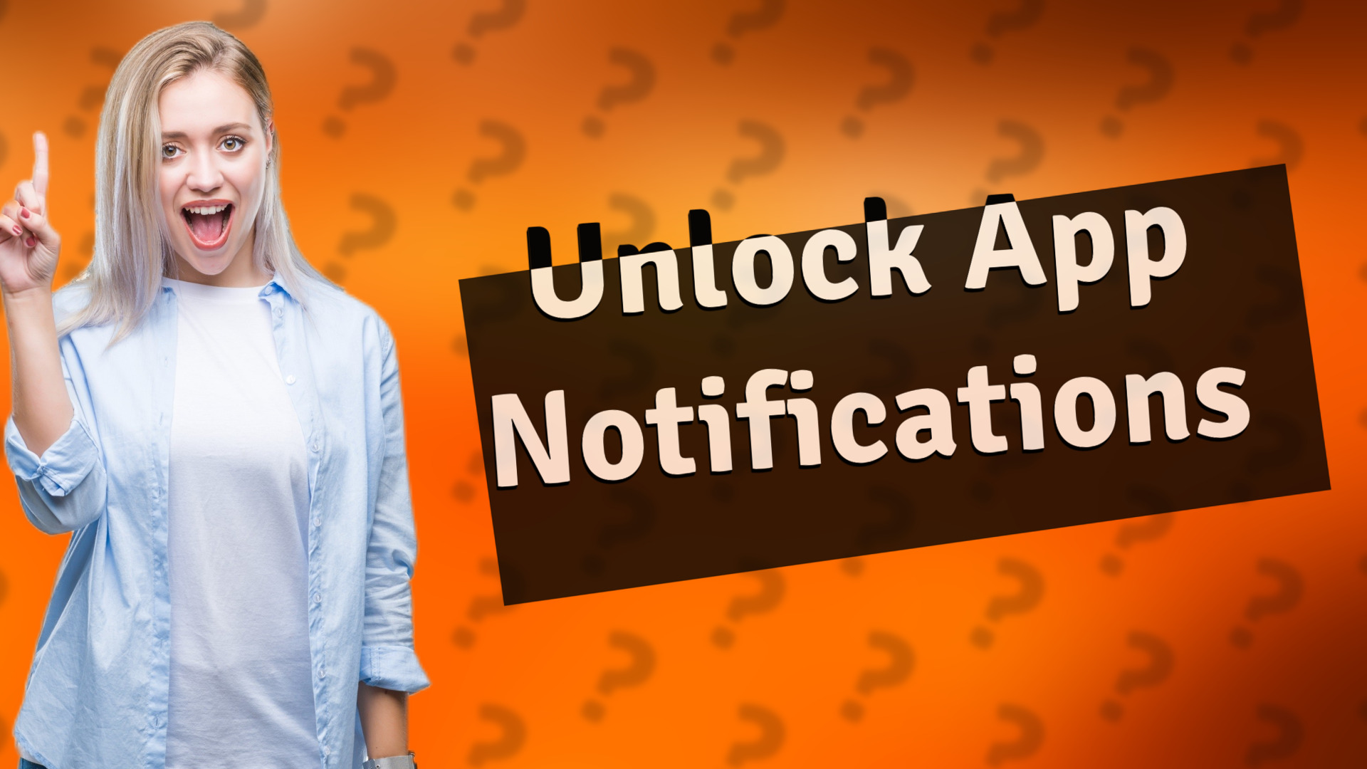 Unlock App Notifications