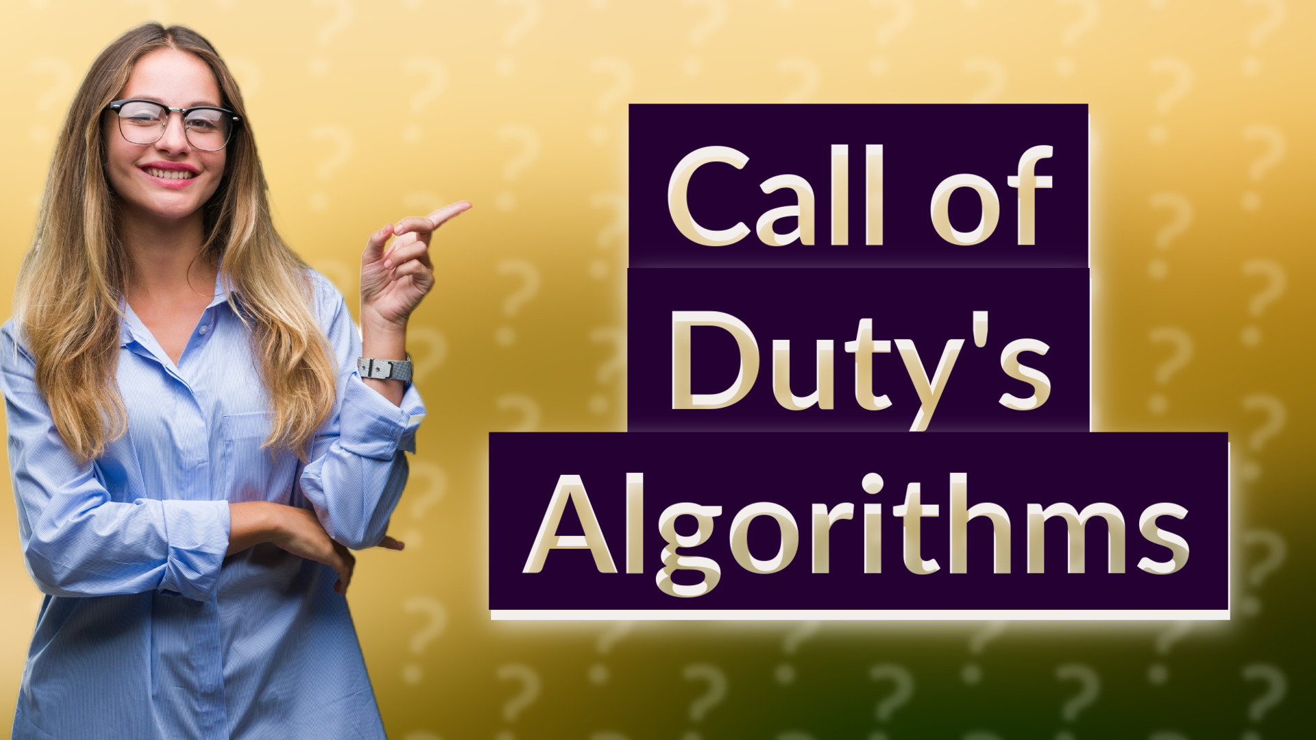 Call of Duty's Algorithms