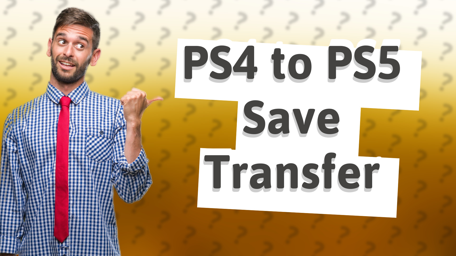 PS4 to PS5 Save Transfer